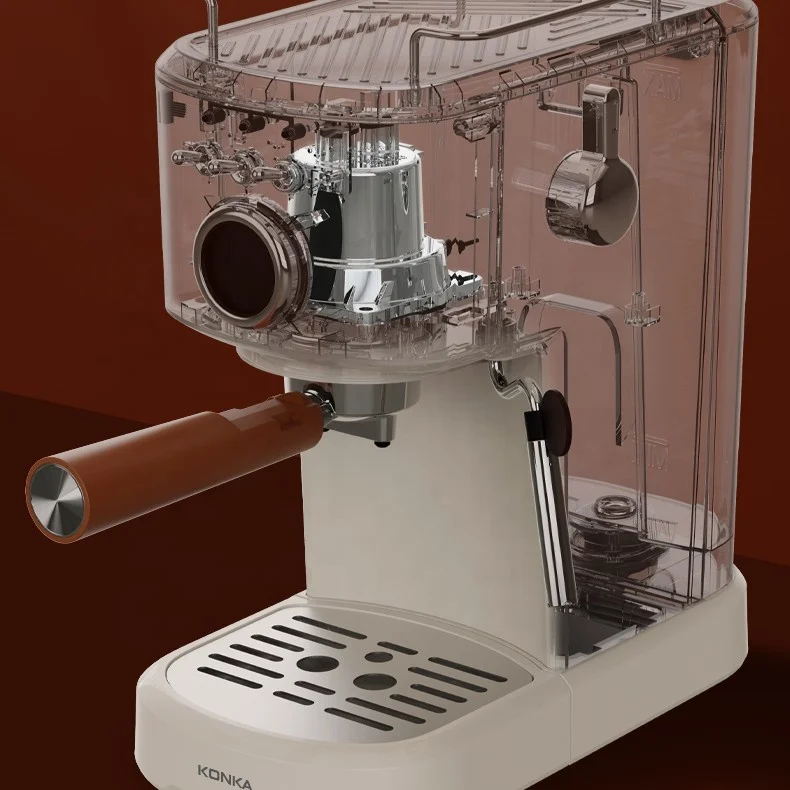 Semi-automatic Retro Espresso Coffee Brewer Machine Professional Italy 20bar Coffee Maker