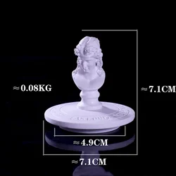 Wholesale Custom Candle Jar High Quality Luxury Empty Resin Statue Candle Container