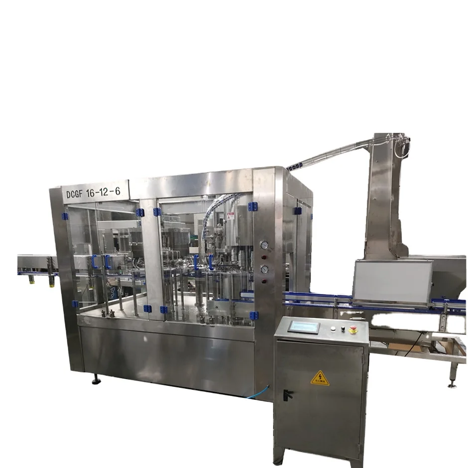 Automatic PET Plastic Bottle 3IN1 Sparkling Carbonated CO2 Soft Gas Soda Drink Beverage Filling Bottling Machine Production Line