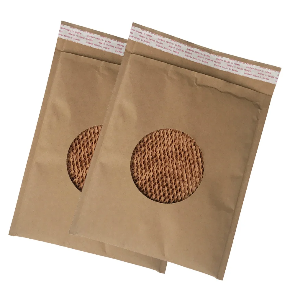Biodegradable bag compostable mailer recycle bag 3d paper padded protective mailers 100% Curbside Recyclable Paper Padded Mailer
