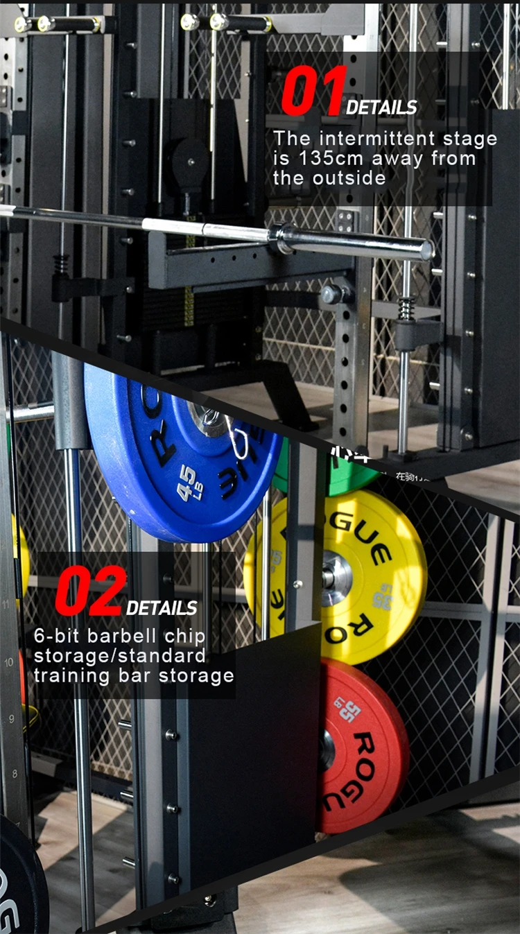 Bodybuilding Gym Equipment Smith Machine Power Rack Multi function Smith Machine