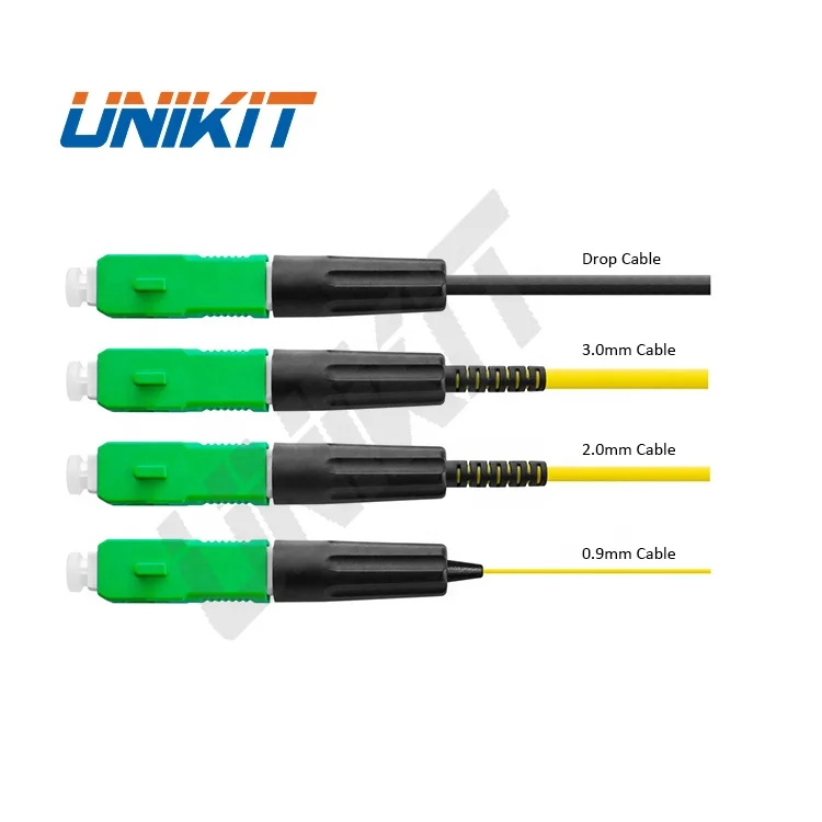 UNIKIT Factory Price Fiber Optical Equipment  ESC925T 100 PCS/Lot SC APC Fiber Optic Quick Connector Pre-embedded Fast Connector