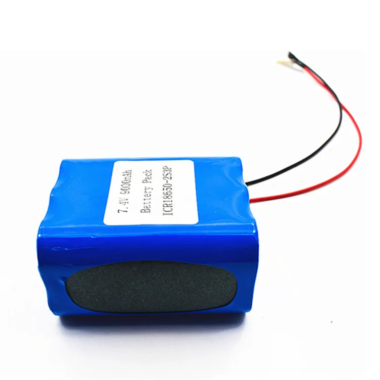 Factory price GEB Customised lithium ion 2s3p 18650 battery 7.4v 9000mah li-ion 7.4v 18650 battery for led light