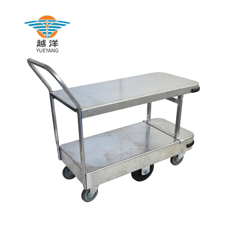 Оцинкованная ручная тележка для хранения для использования на коммерческих площадках и складах