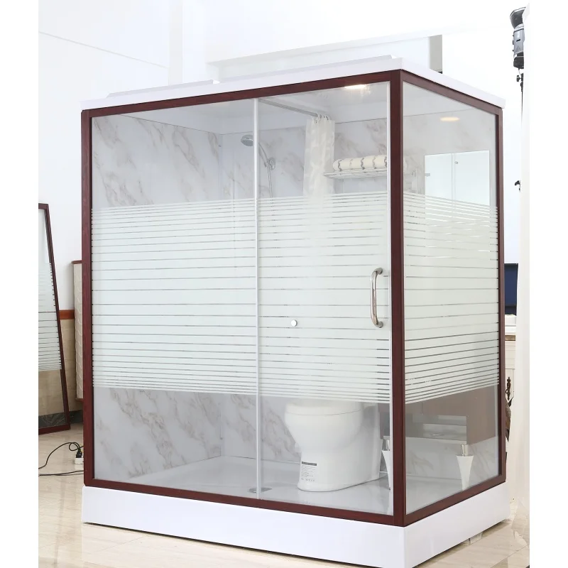 XNCP Direct Sale Luxury Mobile Luxury Bathroom Portable Toilet Trailer Manufactured Spy Camera Hidden Bathroom Custom Size