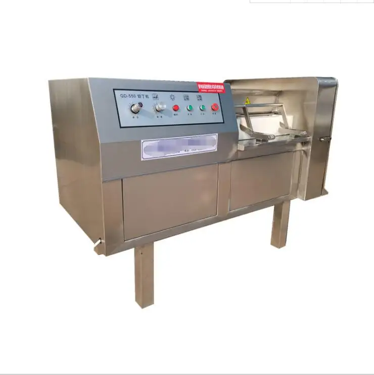 automatic chicken cutting machine diced chicken cube meat cutting machine / fresh meat cube dicer cutting machine/meat slicer