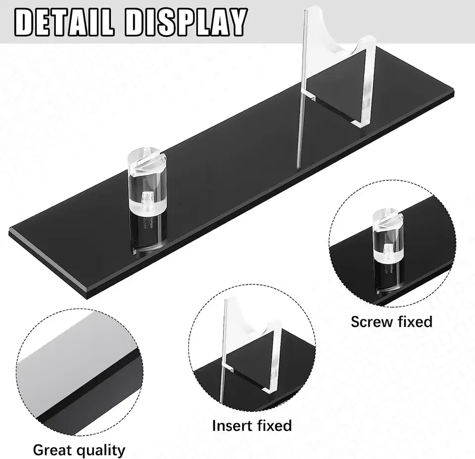 Acrylic Knife Display Stand Fixed Blade Knife Collection Display Stand Holder for Single Knife Rustic Cabin