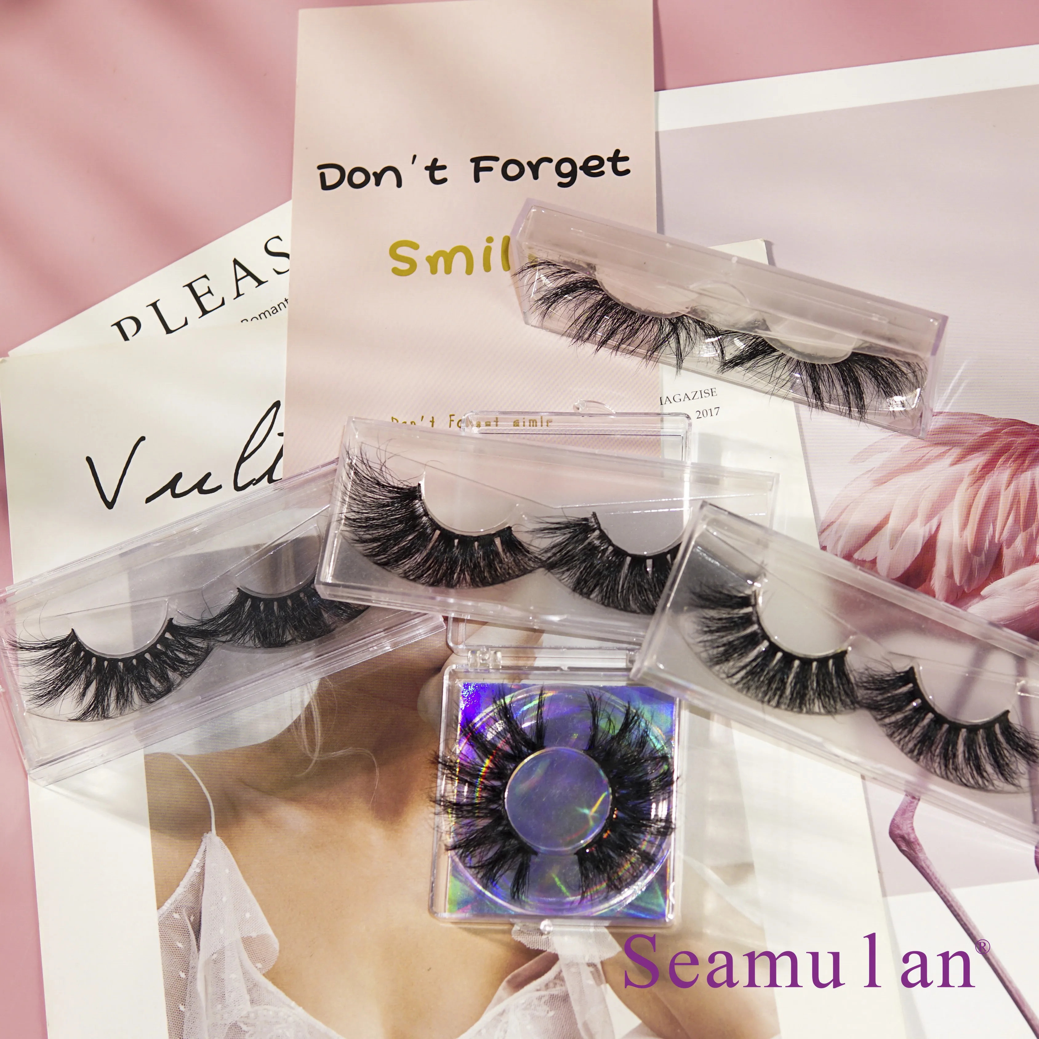 Bulk Russian False Fluffy Natural Full Strip 25mm Mink Eyelashes 3d Mink Lashes Vendor Eye Lashes Mink 15-20mm Wholesale