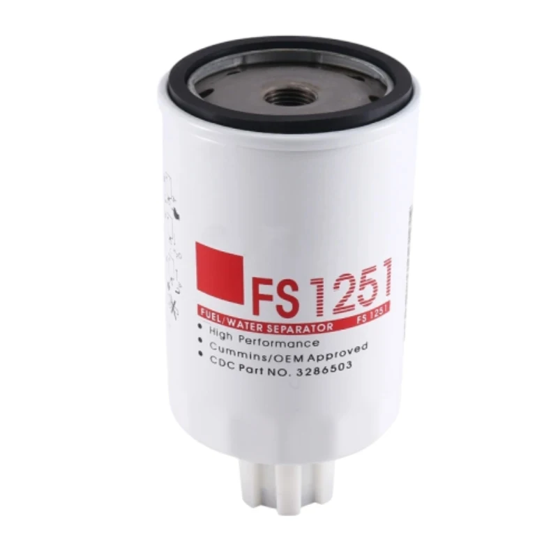 Фильтр топливного сепаратора Fleetguard FS1251 для 1188 1840 1845C 40XT 435 580K HYUNDAI H70 H70LGP R120W