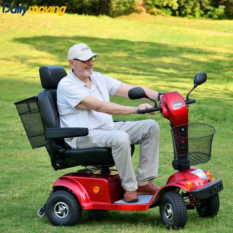 Portable Light 4 Wheel Foldable Electric Mobility Scooters for Elderly