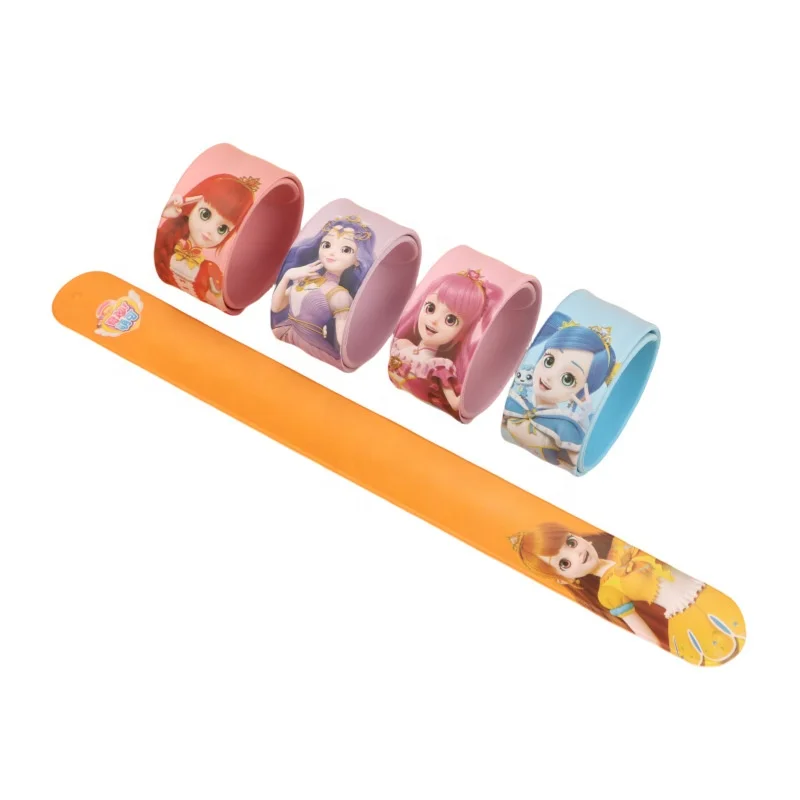 Silicone Bracelet Wholesale Personalized Pattern Custom Color Silicone Slap Bracelet Silicone Slap Band Slap Wristband