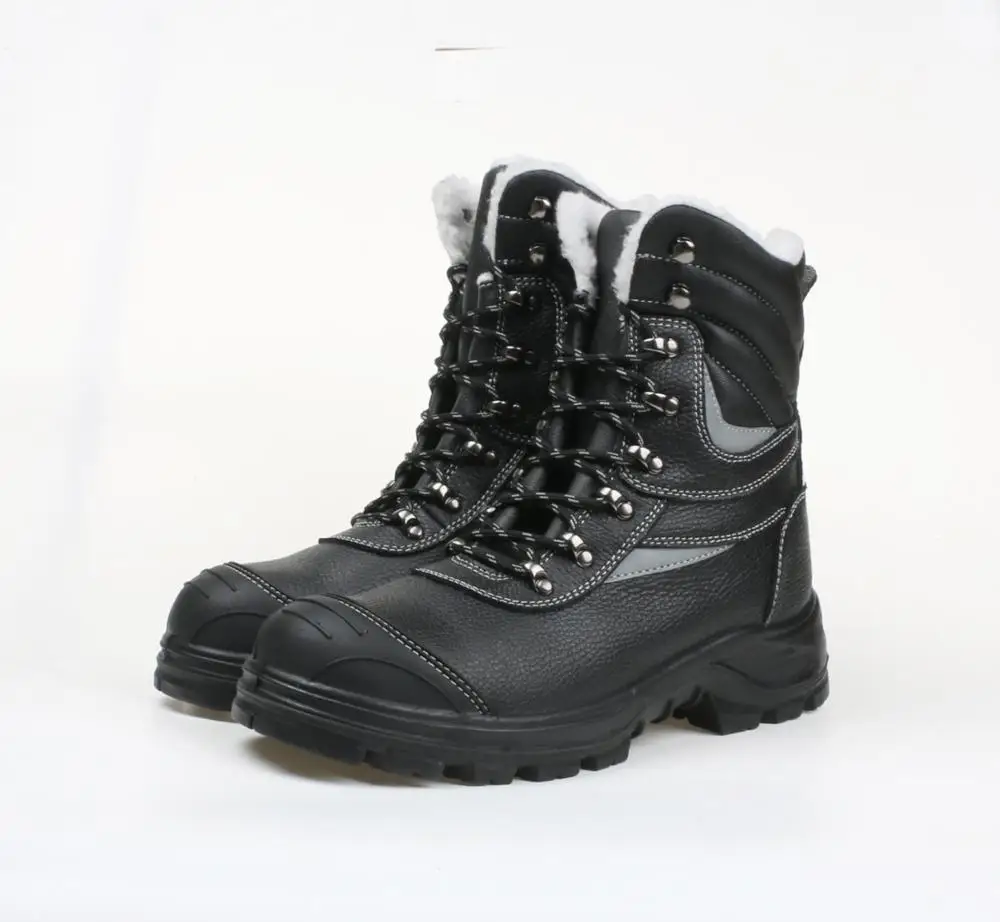 EN ISO 20345 Wholesale High Quality Basic Styles Electric Shock Resistant Steel Toe Winter Work Boots Safety Shoes