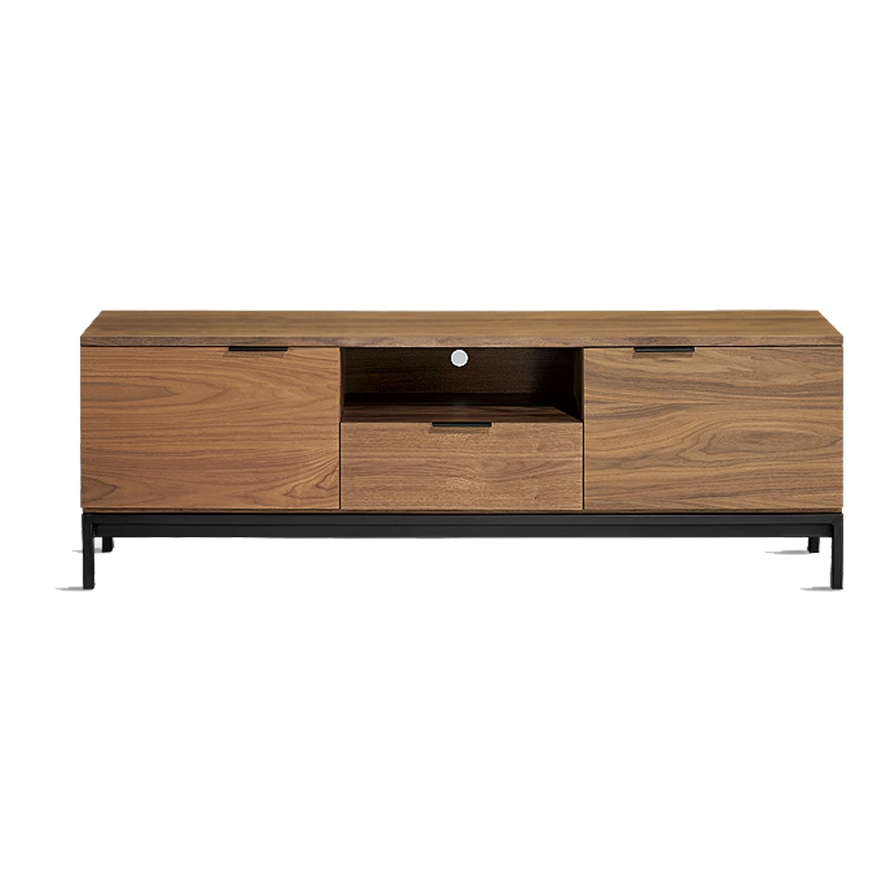 Hot sale new design high quality sideboard walnut veneer cabinet for dining room furniture