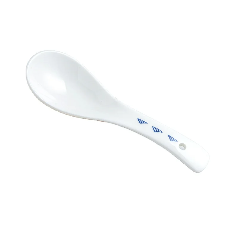 Japan Bargain Set of 4 Soup Spoons Asian Japanese Chinese Wonton Soba Rice Pho Ramen Noodle Soup Spoons with Hook