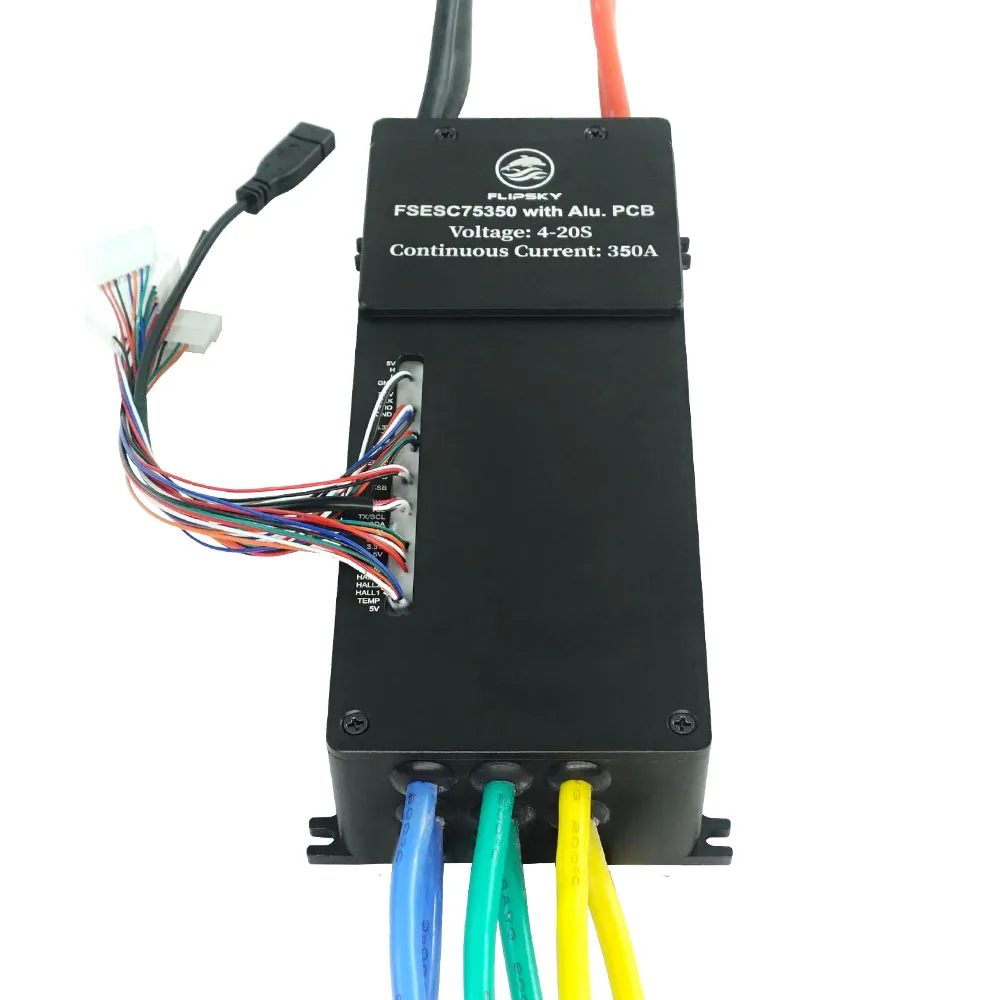 Flipsky доска для серфинга скейтборд FSESC 75350 84 В 350A высокотоковое ESC основание на Vesc с алюминиевым корпусом корпус охлаждения воды