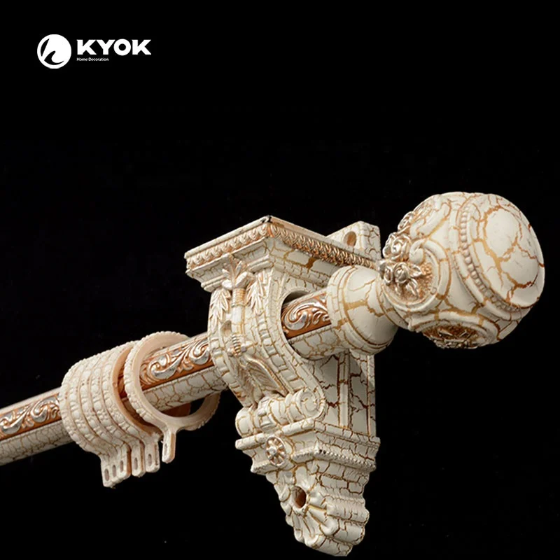 Archaize style KYOK 10/13/16/19/22/25/28/35mm curtains pipes trade  customize curtain bracket lamination