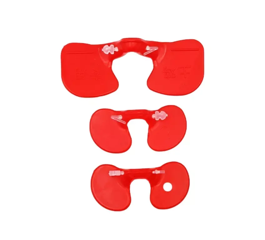 Red Plastic Anti-pecking Poultry Equipment Chickens Eye glasses Chicken eye protector Poultry Eye Glasses