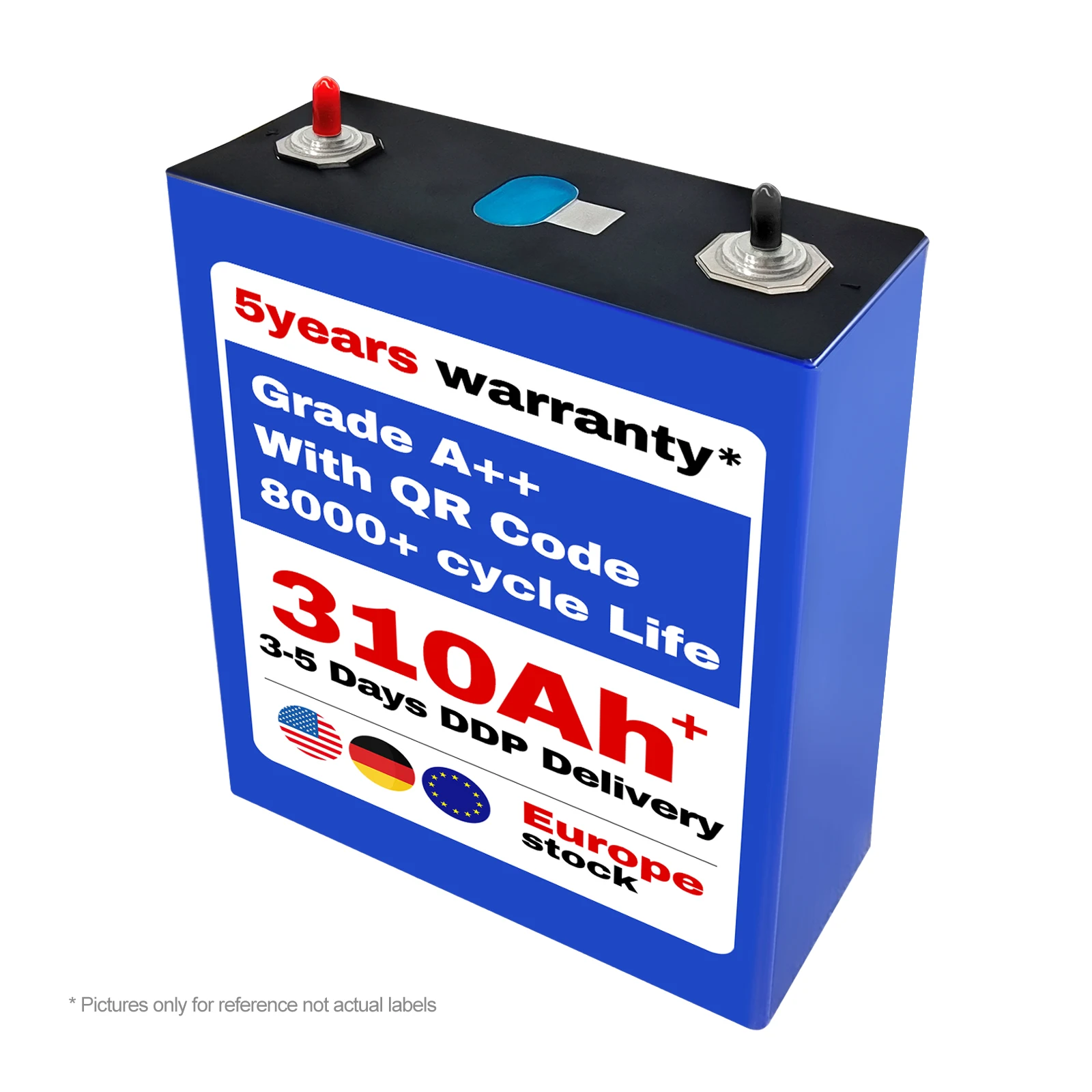 USA Free Ship Lf280K LiFePO4 Battery Cells 280ah 8000 Cycle 3.2V Rechargeable Battery for High Power Application LiFePO4 280ah