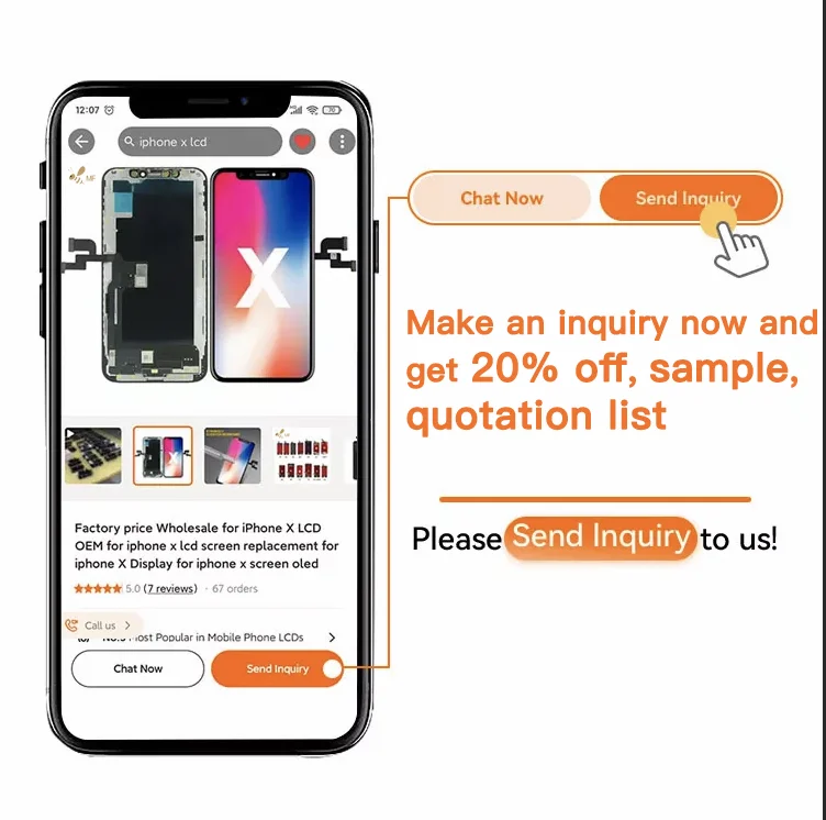 Shenzhen Lcd Manufacturer Hot Phone Spare Parts Cell Touch Screen Replacement for iphone XR X