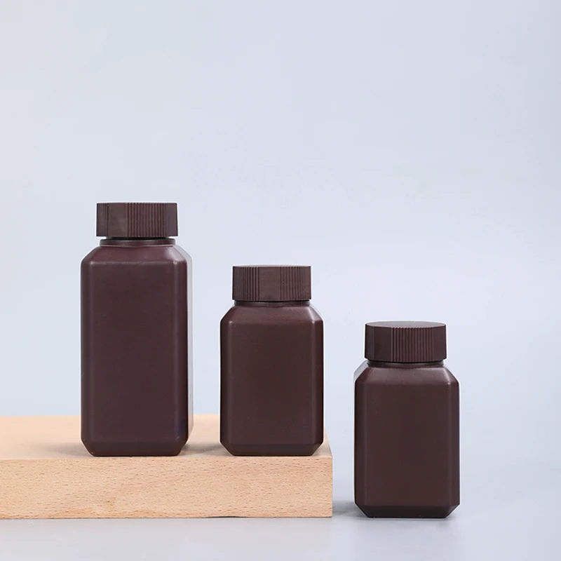 Wholesale Plastic Bottles Biodegradable 250ml Reagent Square HDPE Bottle for Packing