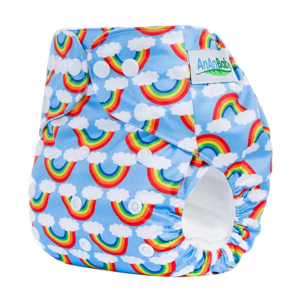 AnAnBaby Wholesale Prefold Reusable Cloth Diapers For Baby