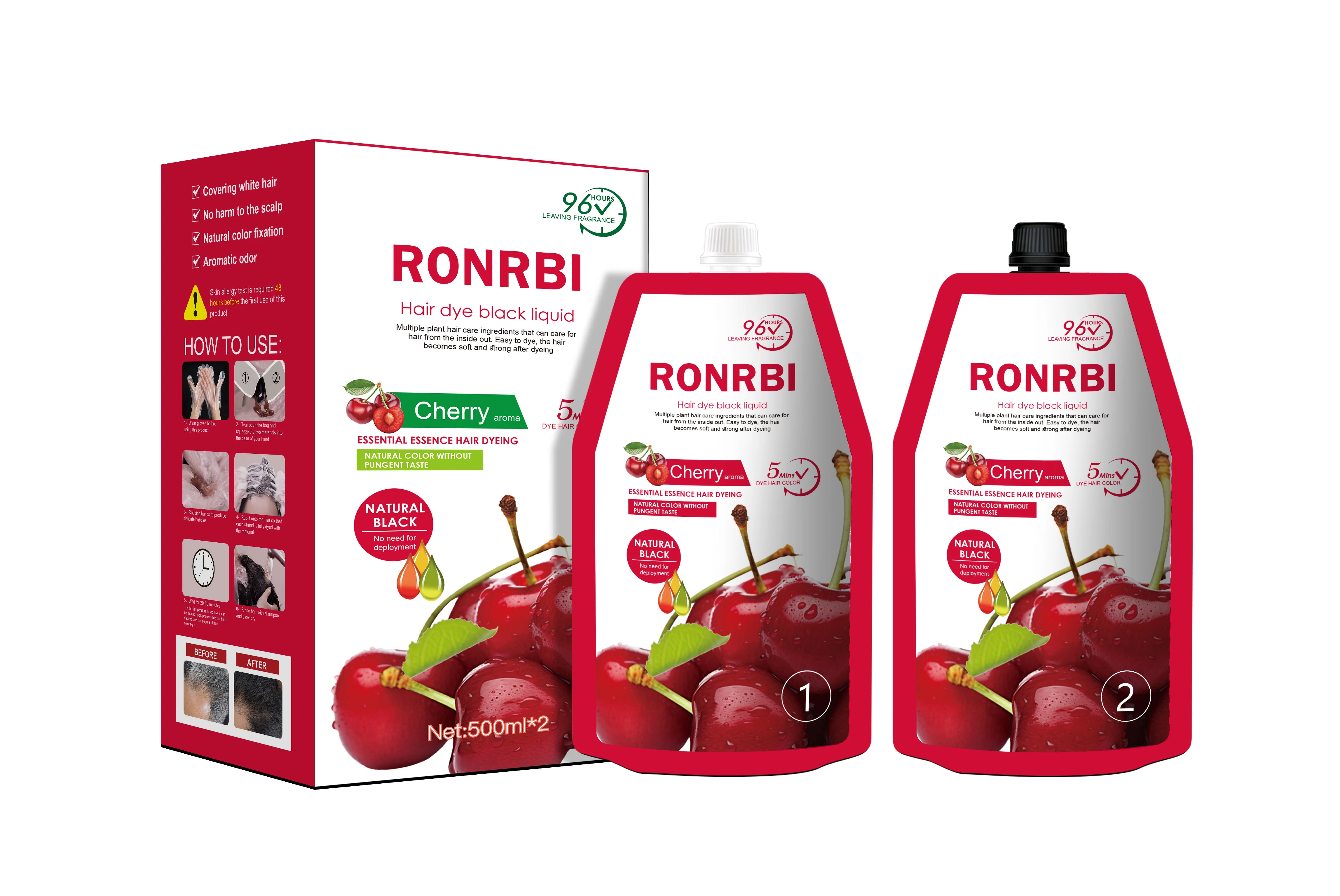 Natural Herbal Organic Ammonia Free Hair Color Shampoo Semi Permanent Hair Dye Shampoo Private Label Hair Care Shampoo