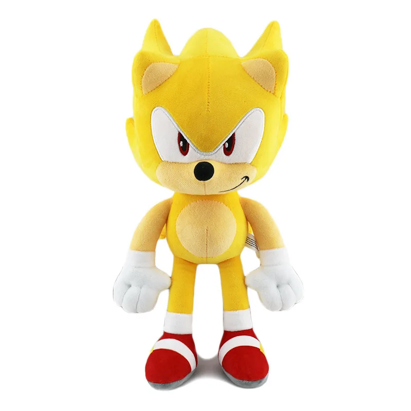 Manufacturers wholesale 50 styles of hedgehog Sonic plush toys cartoon games movie peripheral dolls backpack gifts for children