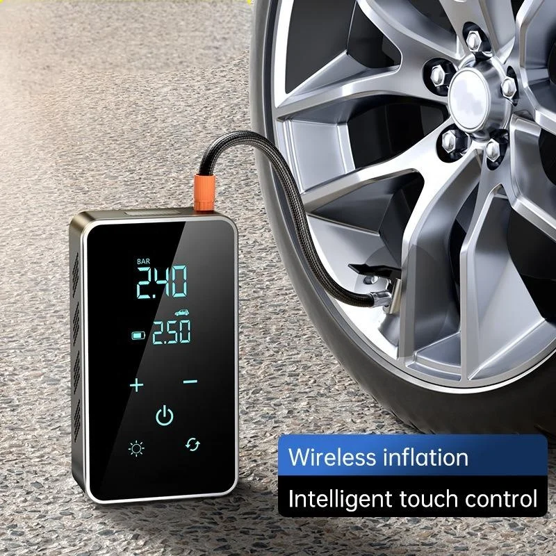 Touch screen Portable Car Air Pump 150PSI Portable Tire Pump Electric Digital Bike Car Tire Inflator Digital Inflation Pump
