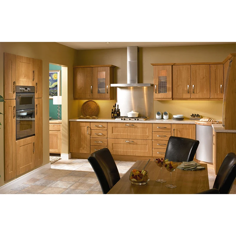 China factory manufacture cherry wood door modern kitchen cabinet and laminate cabinet