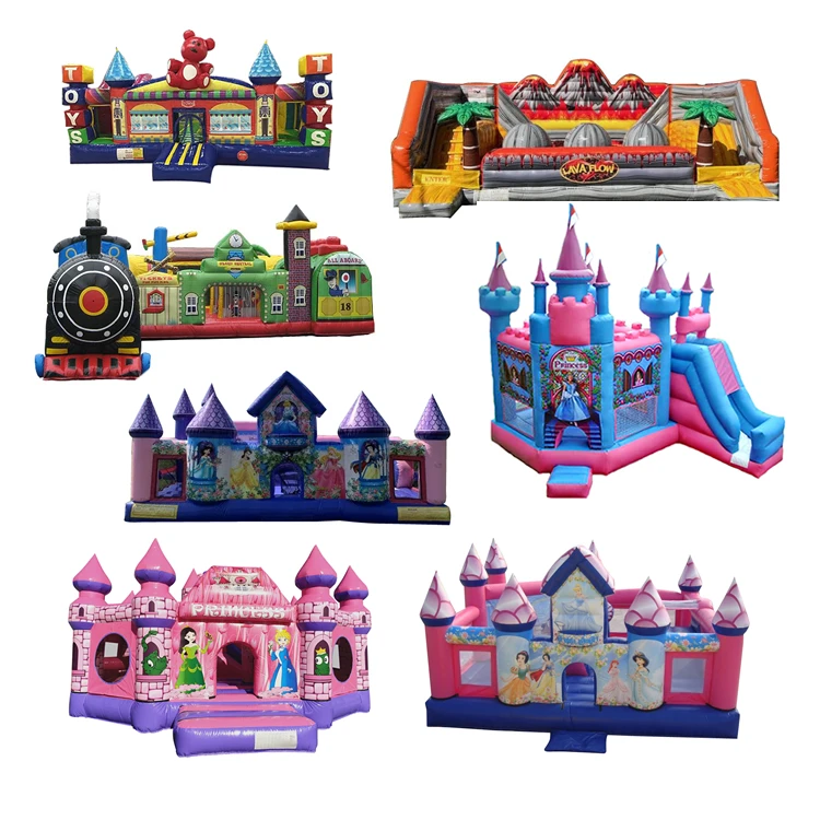 Party Air Jump Jumper Inflatable Water Slide Combo Adult Grade Bouncer Bouncy Castle Bounce House With Blower Rentals