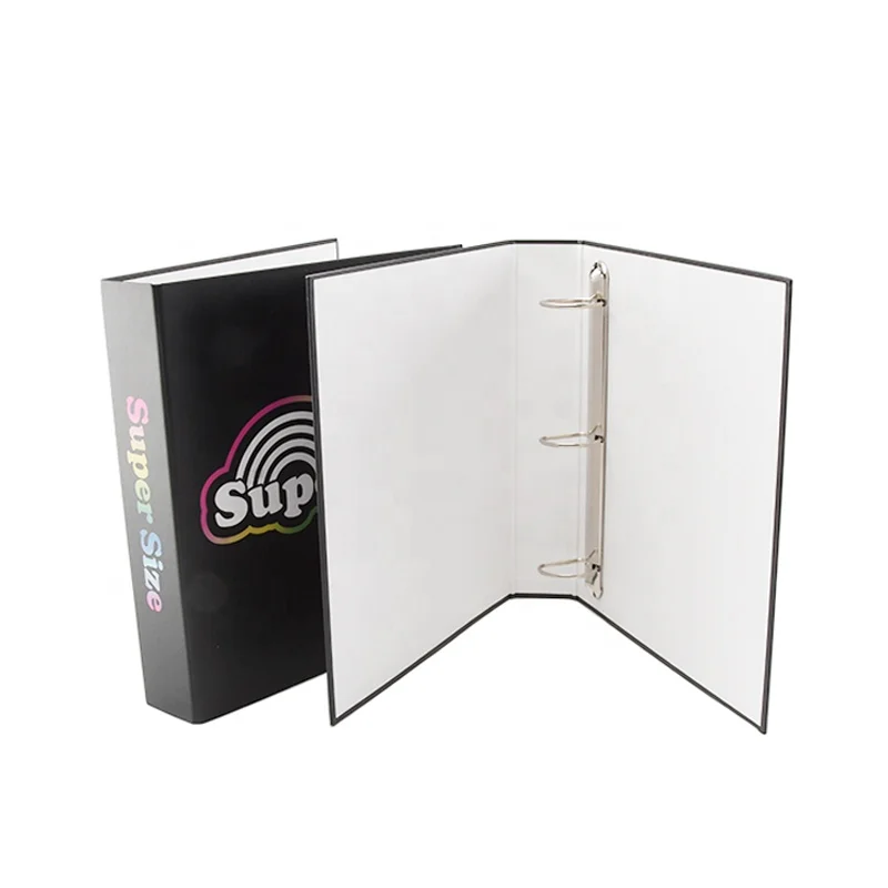 Custom Logo Printed wholesale 3 ring binders Loose Leaf A4 File Folder Document Binder Organizer for School Office