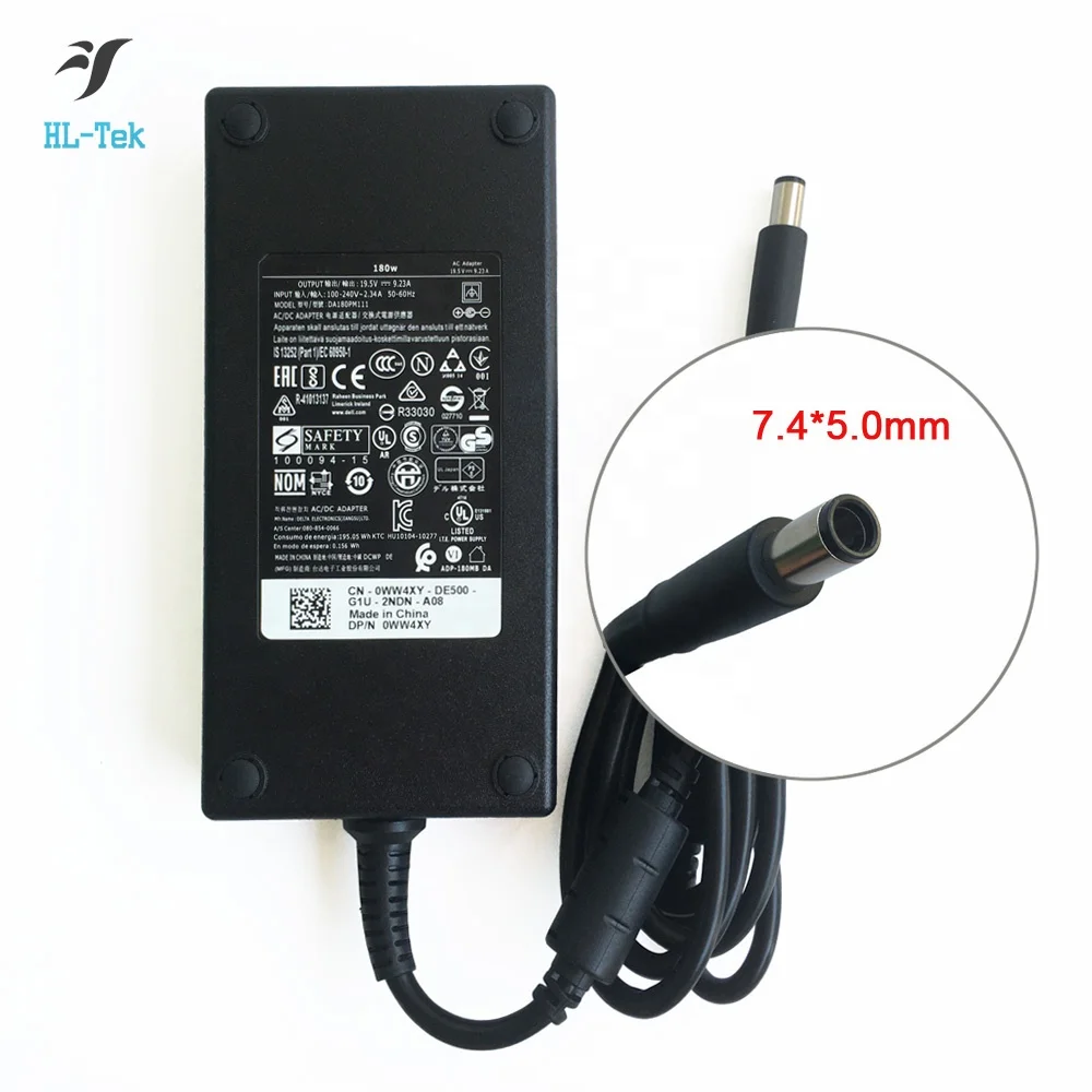 Power supply 180W 19.5V 9.23A AC Adapter for Dell Alienware 15 R1 R2 / Inspiron One 2350