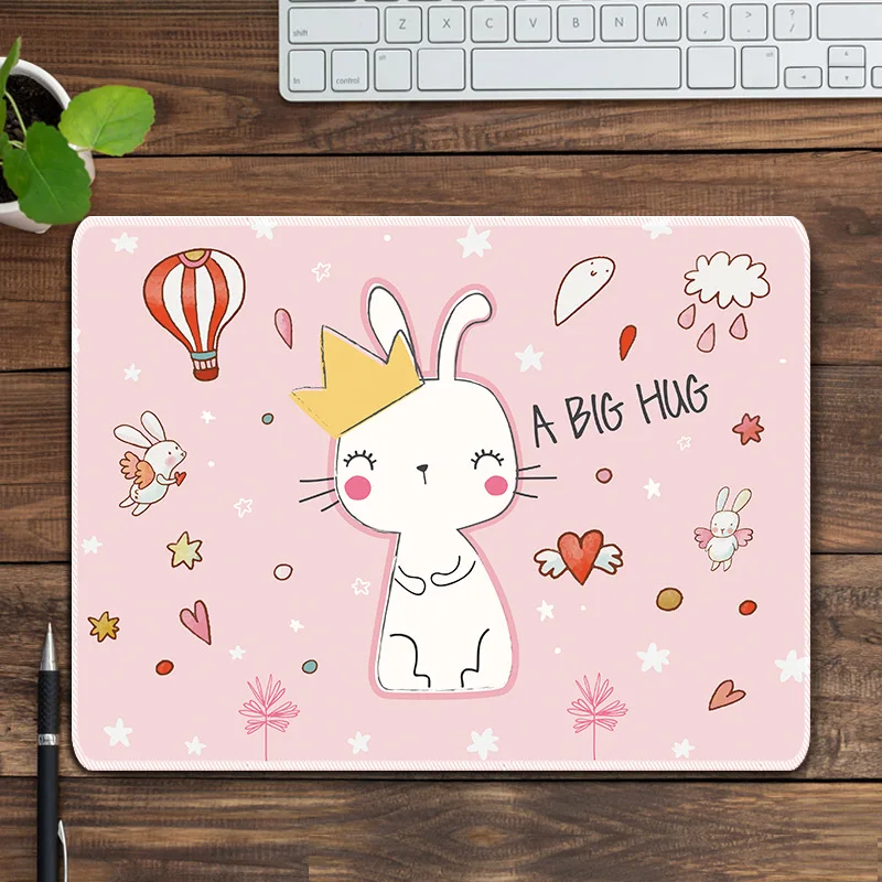 Custom Personalised rubber mousepad Non Slippery Polyester Neoprene Small mouse pad