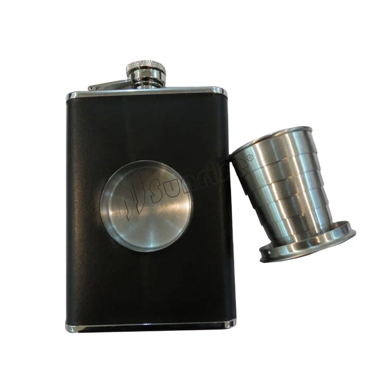 Оригинал! Хит продаж Встроенный складной выстрел стекло нержавеющая бумаговые мешки для упаковки чая фляга