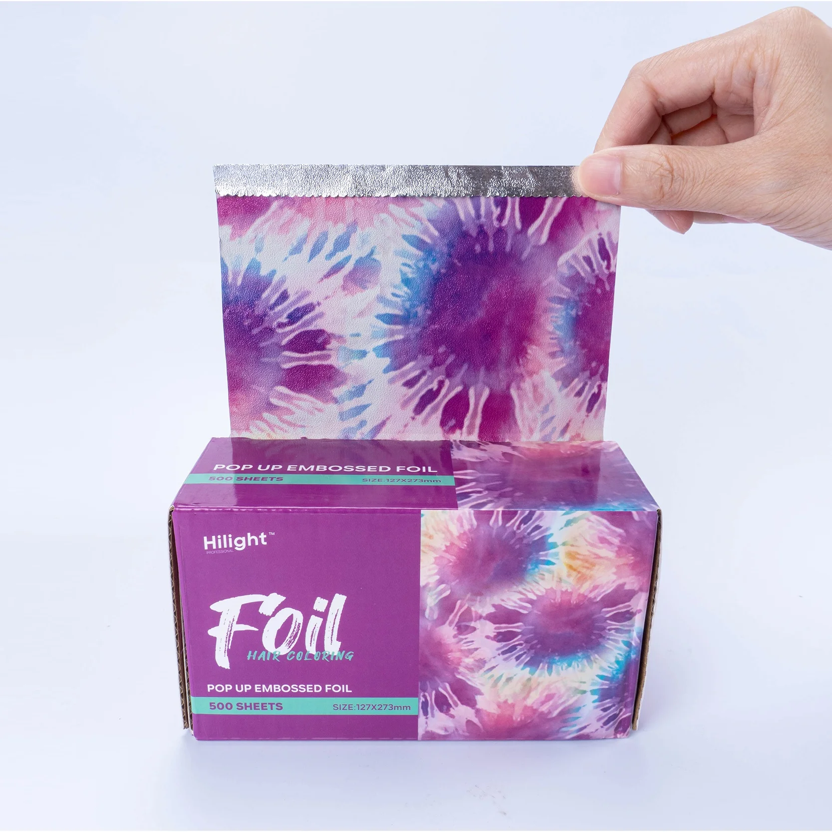 Popular 500 Sheets Pop Up Foil Hairdressing Salon Hair Foil Custom Patterns