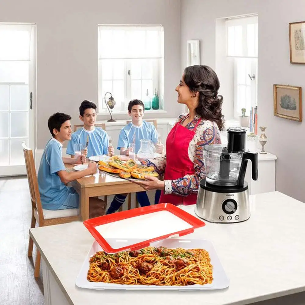 Food Tray Plastic Preservation Tray Kitchen Tools Healthy Seal Storage Container Creative Food Preservation Tray Ningbo