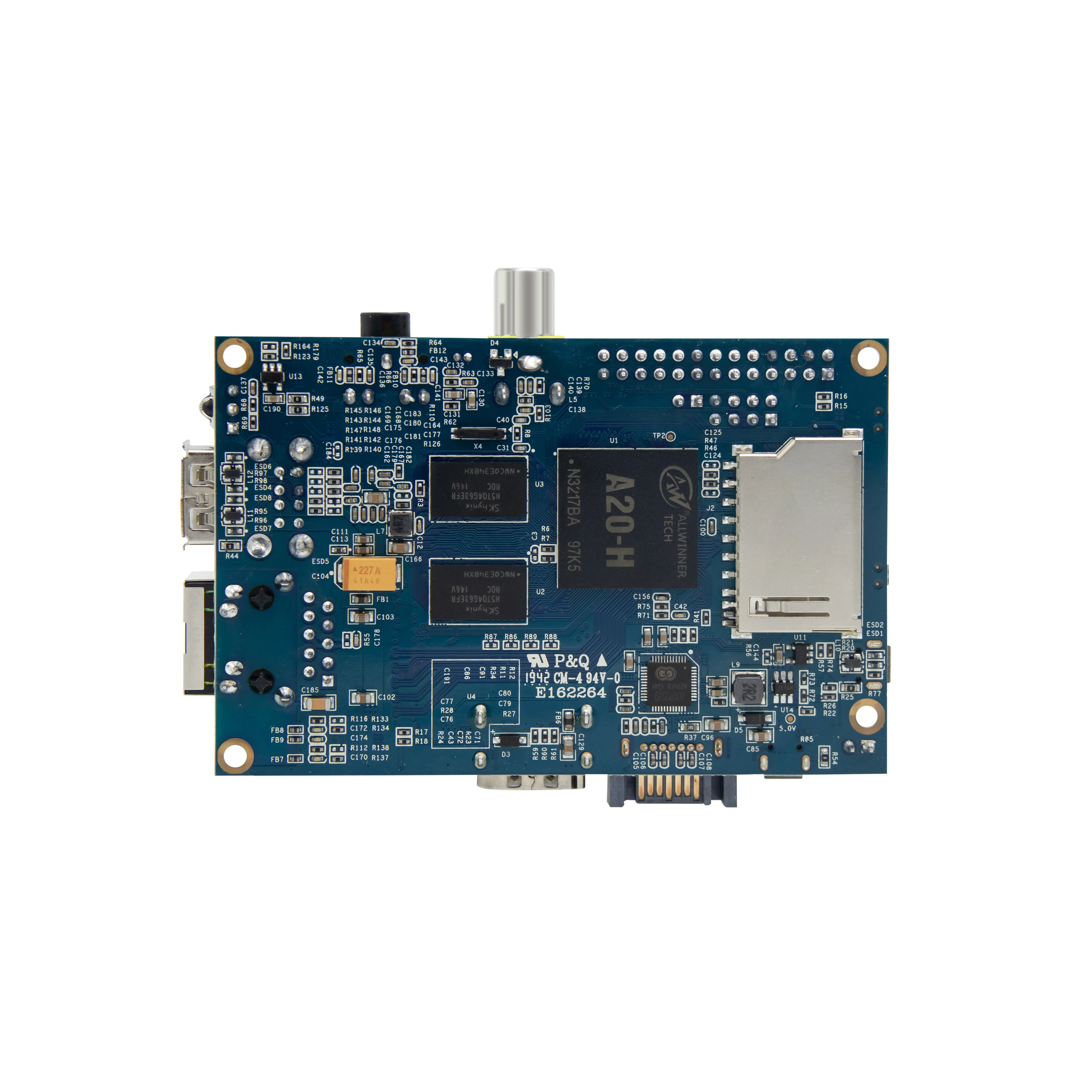 Allwinner A20 Dual core CPU Banana Pi BPI M1 embedded Android motherboard with 1 GB DDR3 memory