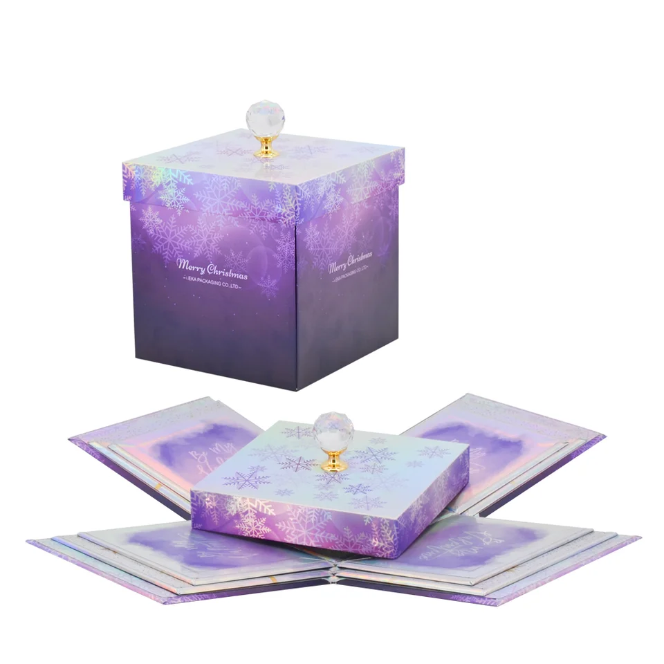 Креативный подарок на заказ картонная взрывобезопасная коробка ко Дню Святого Валентина «сделай сам» рождественские удивительные подарочные коробки