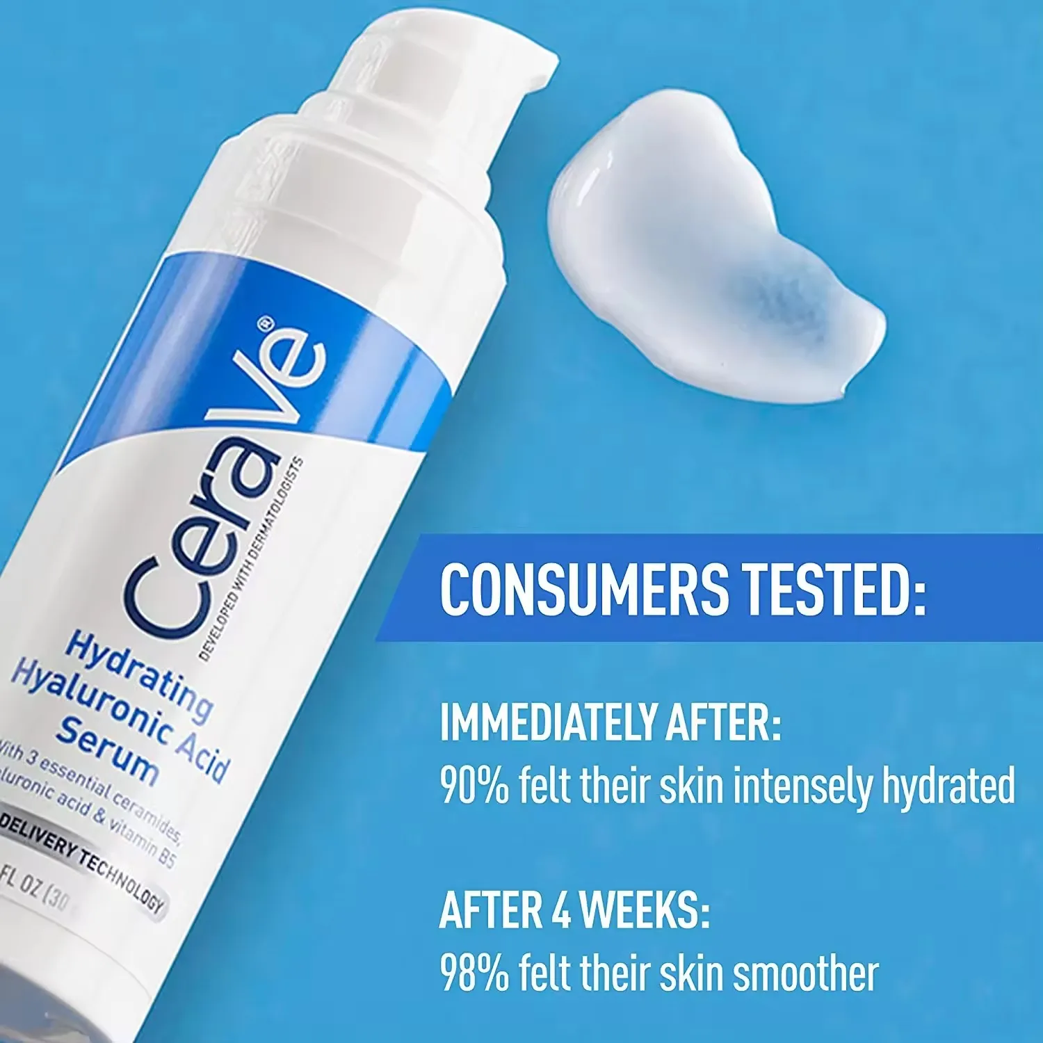 Ceraves 30ML Anti Aging Hydrating Hyaluronic Serum Acid Resurfacing Retinol Skin Renewing Retinol Serum