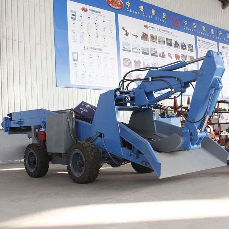 Small Tunnel Rock Loader Mining Underground Mucking Crawler Grilled Slag Machine Mucking Loader With CE