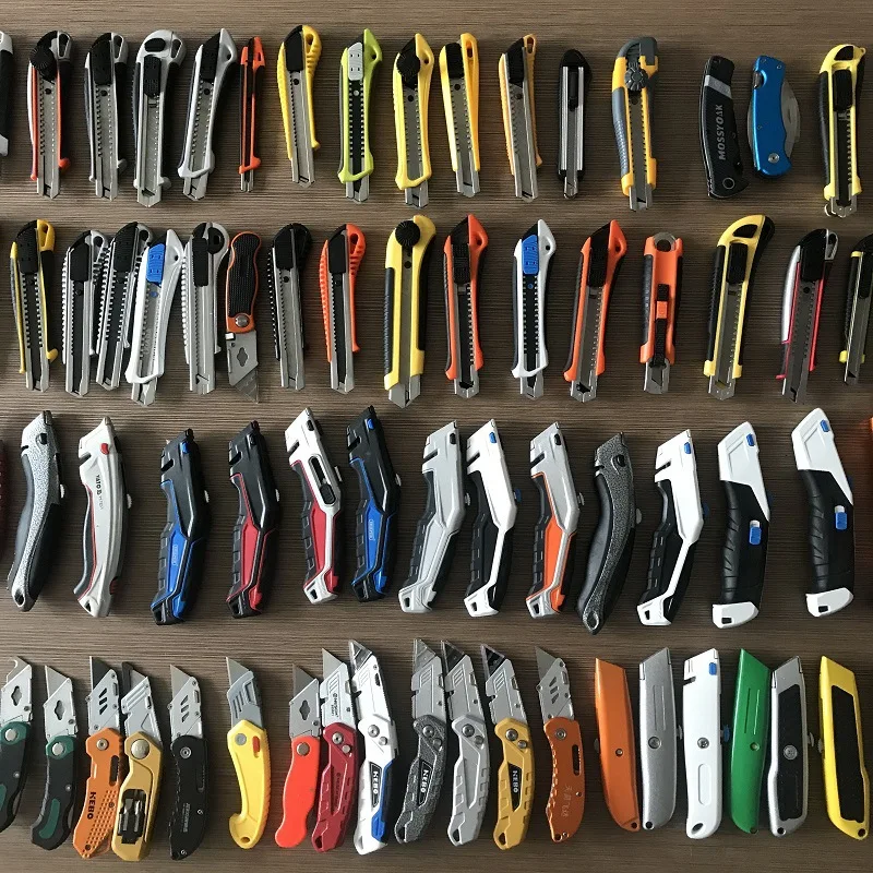 Hot Selling Items Multifunction Foldable Aluminum Handle Camping Universal Mini Folding Cutter Utility Knife for cutting paper