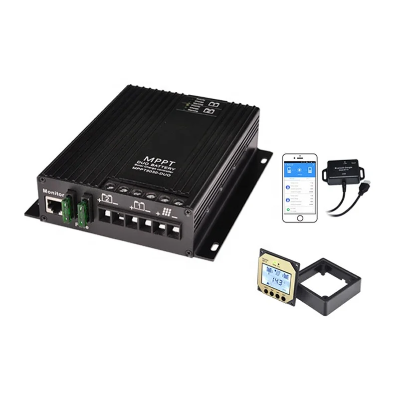 MPPT off grid Solar Charge Controller AUTO 12V/24V 20A 30A for Boat Yacht EV Solar Electric Car GEL AGM LifePO4 Battery Charger