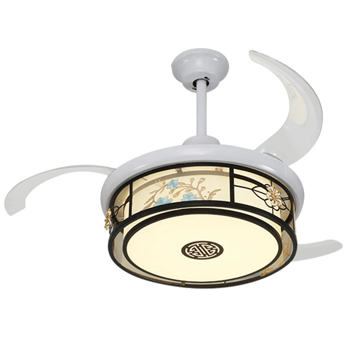 Led Retractable Bajaj Remote Control Ceiling Fans Modern Ceiling Fan