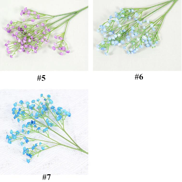 Wholesale Preserved Babys Breath Artificial Flowers Natural Real Touch PU Artificial Gypsophila Flower For Home Wedding Decor
