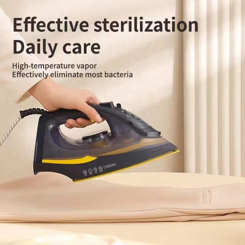 High Power Non Stick Ceramic Soleplate Automatic Handheld Press Machine Vertical Electric Steam Iron For Clothes