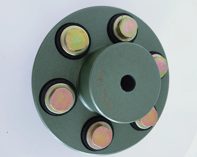 fcl280 types of pump flexible rubber bush shaft coupling manufacture for water pump