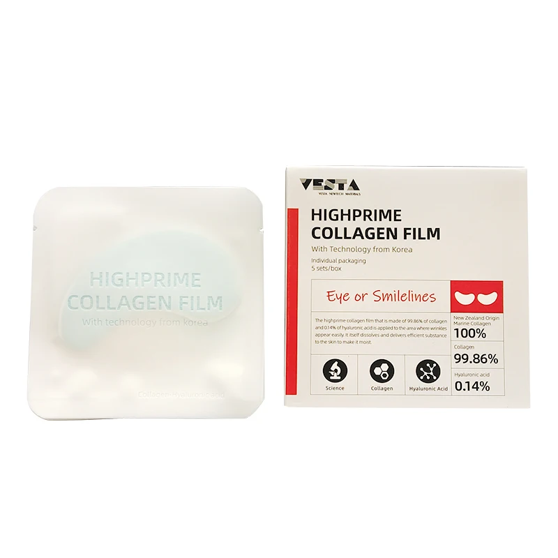 Private Label Collagen Film Box Non Toxic Collagen Film Eye Mask