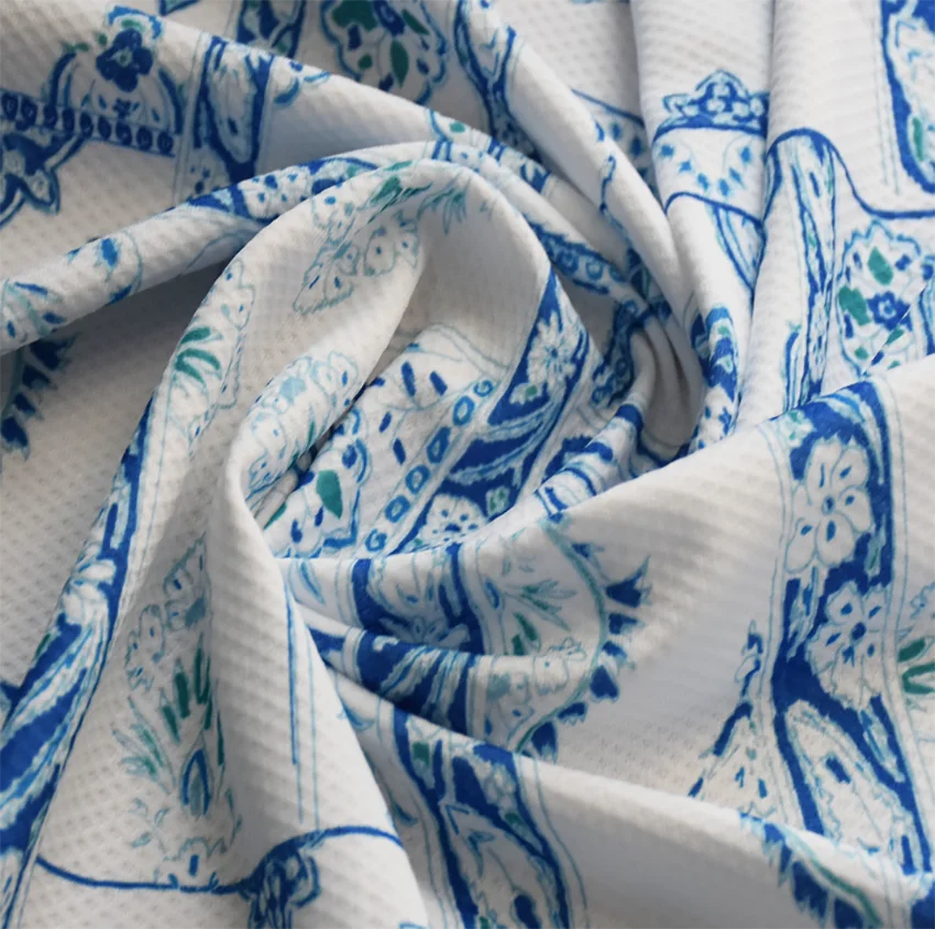 Factory Wholesale Mulberri Print Silk Fabrics Luxury OEM RTS, Mulberry 100% Silk Customized Digital Printed Fabric for Printing/