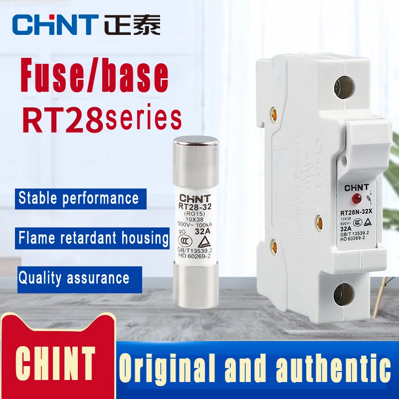 Wholesale CHINT Cylinder Fuse Core Base RT28-63X Fuse holder