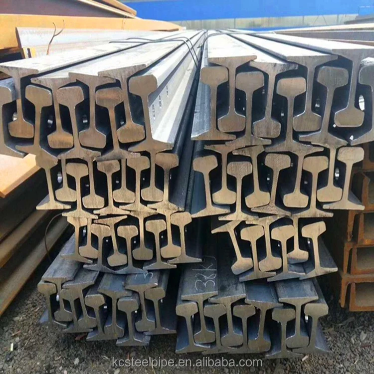 China Manufacturer Price ASTM Q235 55Q Mining Use Crane Steel Rail / Railroad Steel Rail